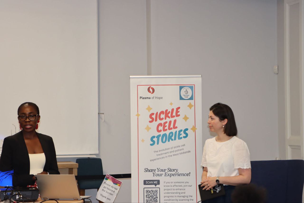 26-year-old software developer Michael sharing his experience living with sickle cell.